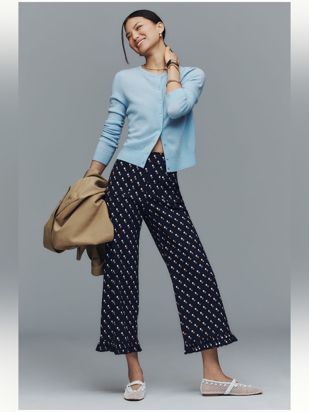 NWT Maeve Colette High-Rise Wide-Leg